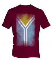 Tuva Faded Flag Mens T-Shirt