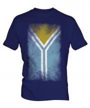 Tuva Faded Flag Mens T-Shirt