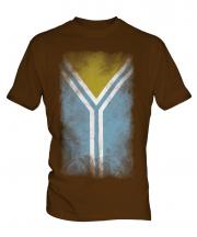 Tuva Faded Flag Mens T-Shirt