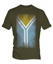Tuva Faded Flag Mens T-Shirt