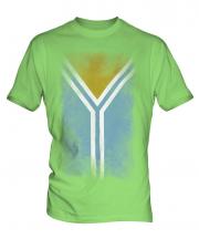 Tuva Faded Flag Mens T-Shirt