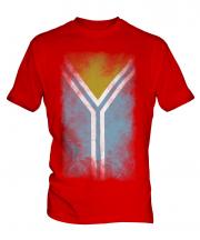 Tuva Faded Flag Mens T-Shirt
