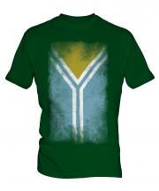 Tuva Faded Flag Mens T-Shirt