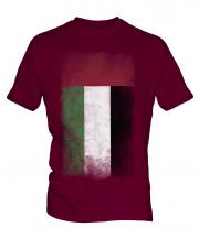 United Arab Emirates Faded Flag Mens T-Shirt