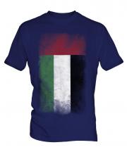 United Arab Emirates Faded Flag Mens T-Shirt