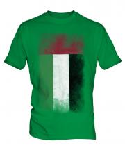 United Arab Emirates Faded Flag Mens T-Shirt