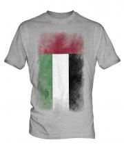 United Arab Emirates Faded Flag Mens T-Shirt
