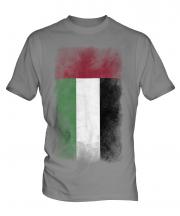 United Arab Emirates Faded Flag Mens T-Shirt