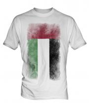 United Arab Emirates Faded Flag Mens T-Shirt