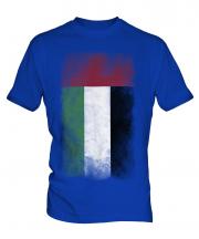 United Arab Emirates Faded Flag Mens T-Shirt