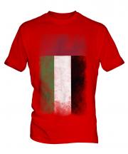 United Arab Emirates Faded Flag Mens T-Shirt