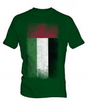 United Arab Emirates Faded Flag Mens T-Shirt