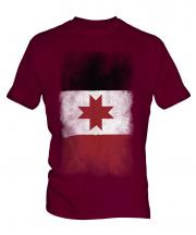 Udmurtia Faded Flag Mens T-Shirt