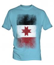 Udmurtia Faded Flag Mens T-Shirt