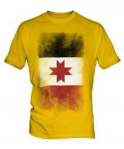 Udmurtia Faded Flag Mens T-Shirt