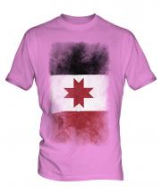 Udmurtia Faded Flag Mens T-Shirt