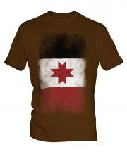 Udmurtia Faded Flag Mens T-Shirt