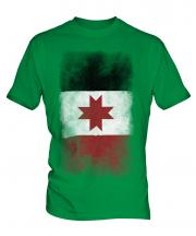 Udmurtia Faded Flag Mens T-Shirt
