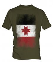 Udmurtia Faded Flag Mens T-Shirt