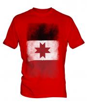 Udmurtia Faded Flag Mens T-Shirt