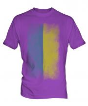 Ukraine Faded Flag Mens T-Shirt