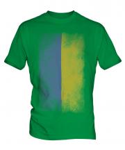 Ukraine Faded Flag Mens T-Shirt