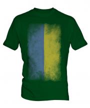 Ukraine Faded Flag Mens T-Shirt