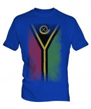 Vanuatu Faded Flag Mens T-Shirt