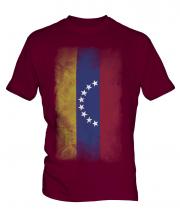 Venezuela Faded Flag Mens T-Shirt