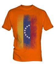 Venezuela Faded Flag Mens T-Shirt
