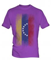 Venezuela Faded Flag Mens T-Shirt