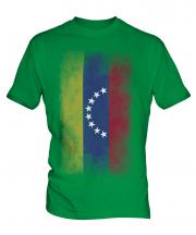 Venezuela Faded Flag Mens T-Shirt