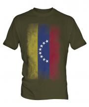 Venezuela Faded Flag Mens T-Shirt