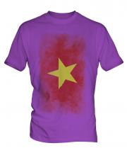 Vietnam Faded Flag Mens T-Shirt