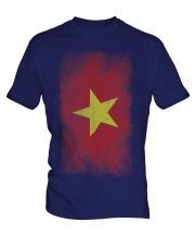 Vietnam Faded Flag Mens T-Shirt