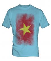 Vietnam Faded Flag Mens T-Shirt