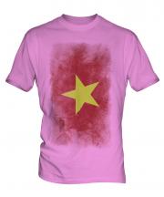 Vietnam Faded Flag Mens T-Shirt