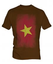 Vietnam Faded Flag Mens T-Shirt