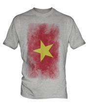 Vietnam Faded Flag Mens T-Shirt