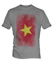 Vietnam Faded Flag Mens T-Shirt