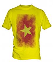 Vietnam Faded Flag Mens T-Shirt