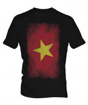 Vietnam Faded Flag Mens T-Shirt