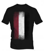 Yemen Faded Flag Mens T-Shirt