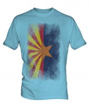 Arizona State Faded Flag Mens T-Shirt