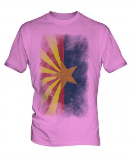 Arizona State Faded Flag Mens T-Shirt