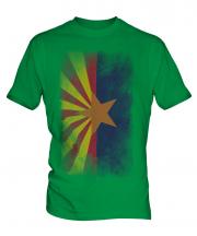Arizona State Faded Flag Mens T-Shirt