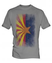 Arizona State Faded Flag Mens T-Shirt