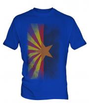 Arizona State Faded Flag Mens T-Shirt