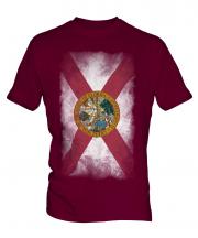 Florida State Faded Flag Mens T-Shirt
