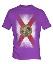 Florida State Faded Flag Mens T-Shirt